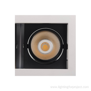 DALI recessed cob led downlight square